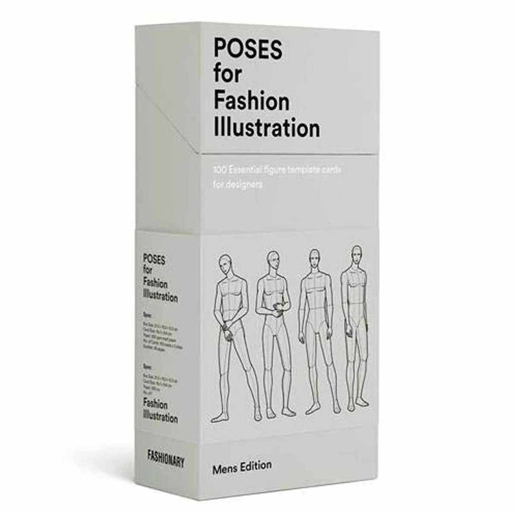 Poses for Fashion Illustration - Mens (Card Box)