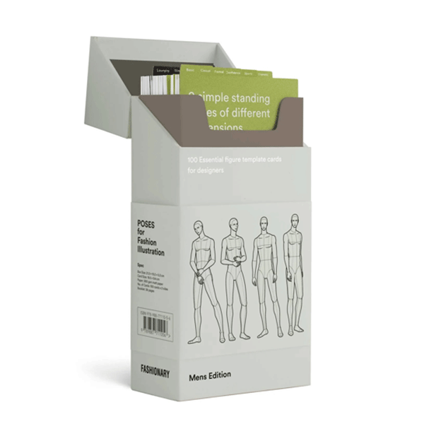 Poses for Fashion Illustration - Mens (Card Box)