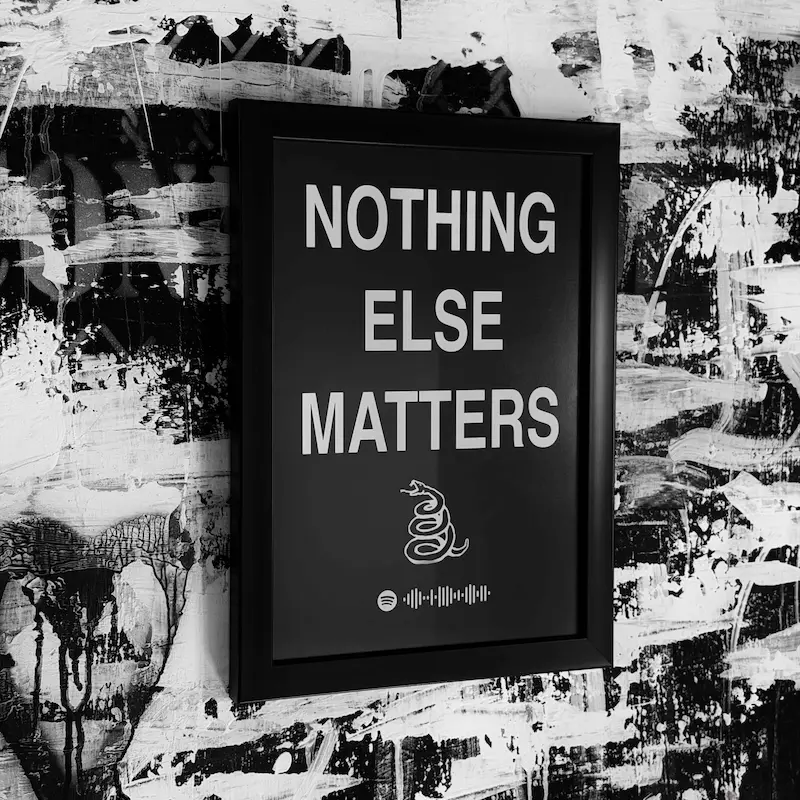 پوستر Metallica - Nothing Else matters