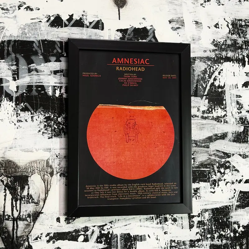 پوستر Radiohead - Amnesiac