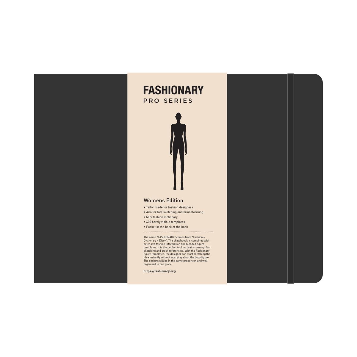 Fashionary Portfolio Womens Sketchbook A4