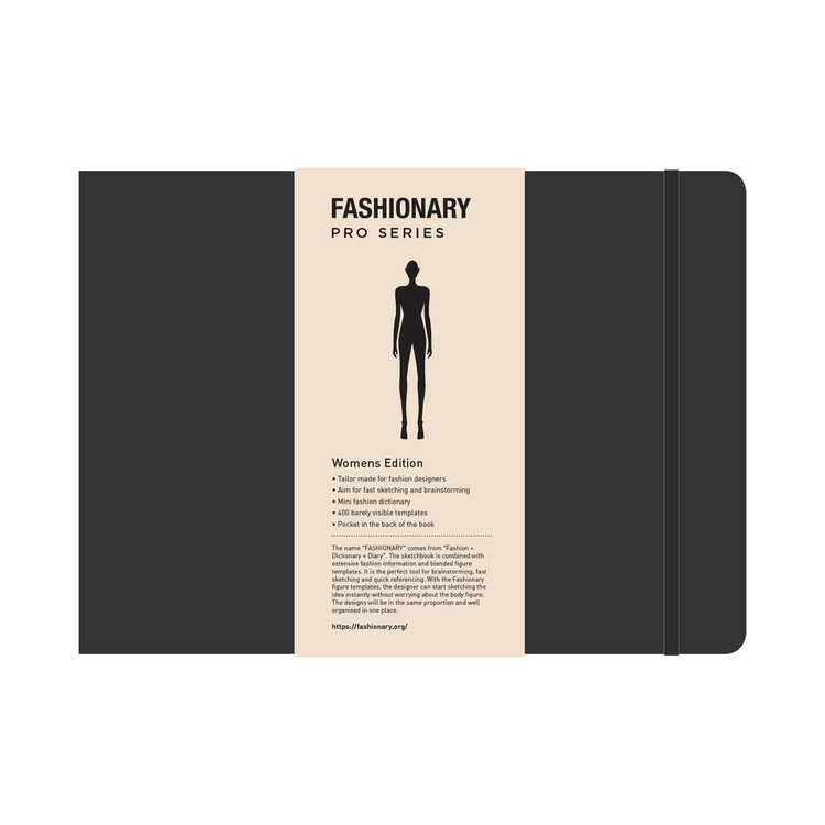 Fashionary Portfolio Womens Sketchbook A4
